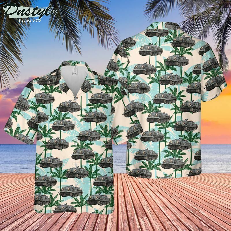 Austrian Armed Forces Bergepanzer M 88A1 Hawaiian Shirt