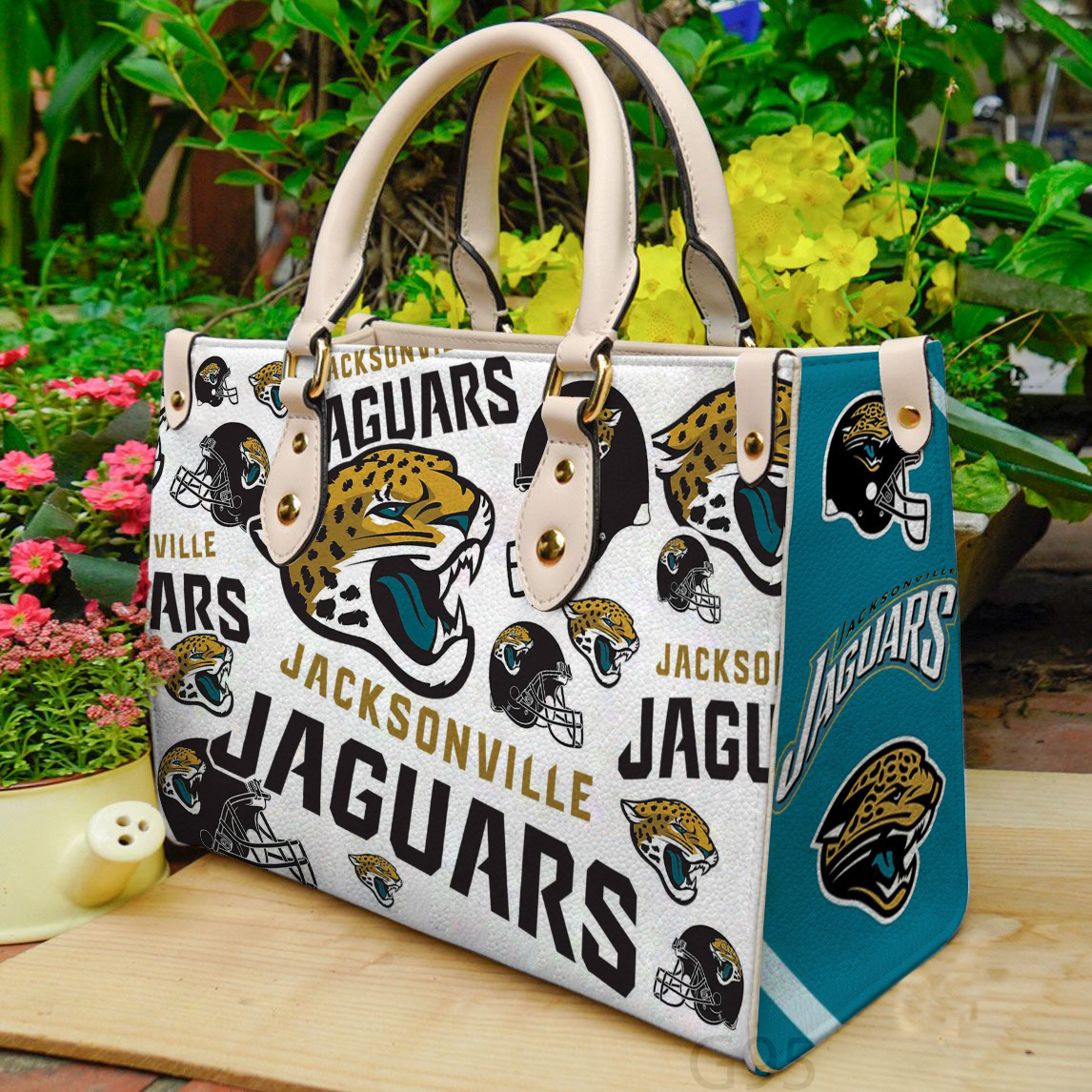 Jacksonville Jaguars Women Leather Hand Bag