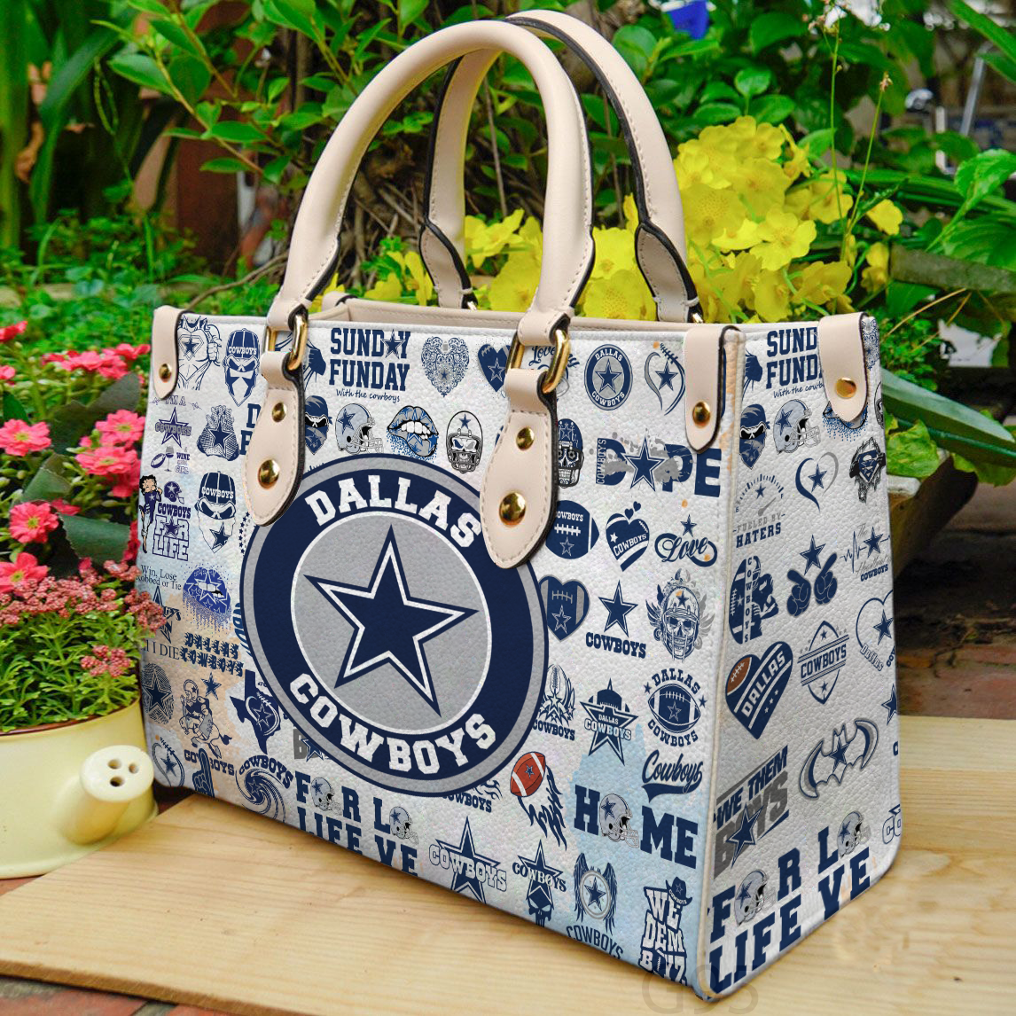 Dallas Cowboys Women Leather Hand Bag