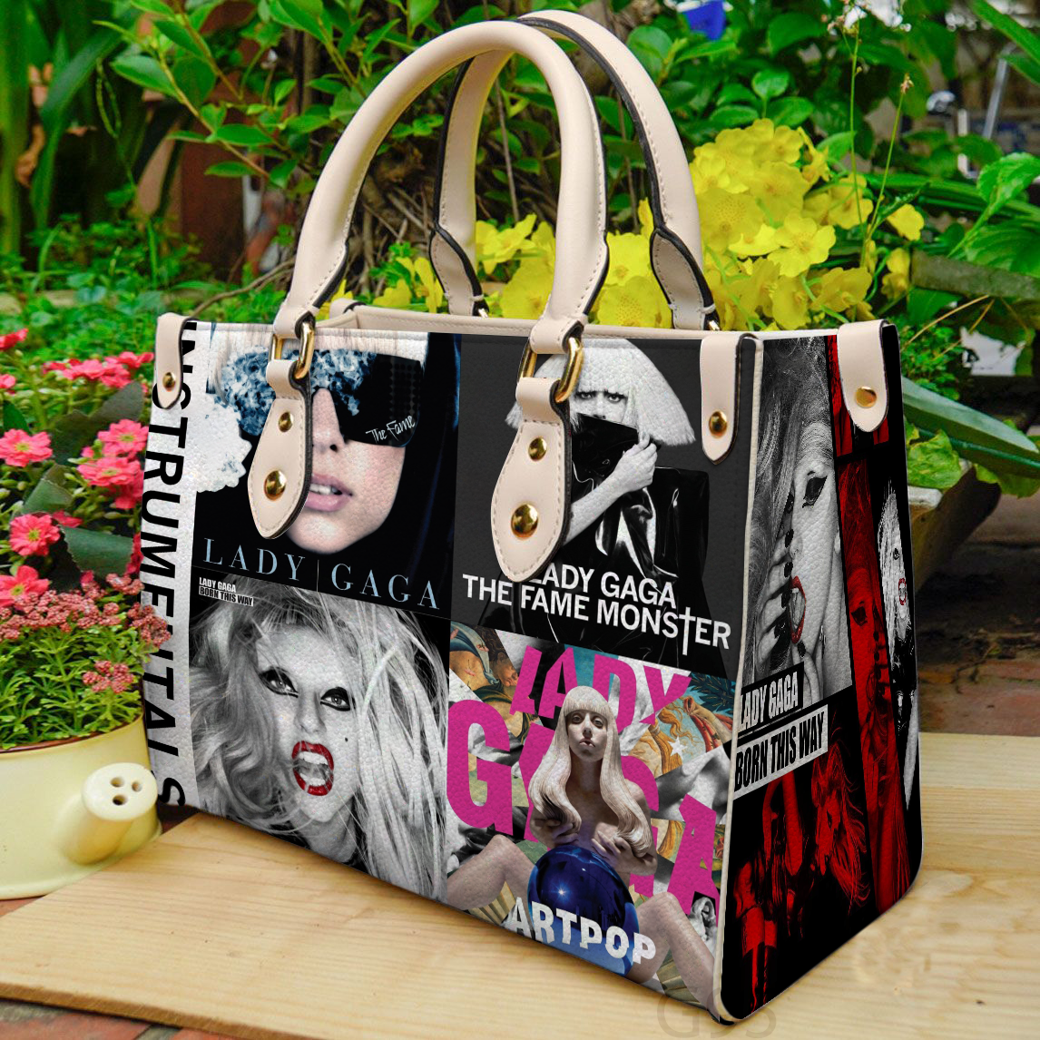 Lady Gaga Love Women Leather Hand Bag