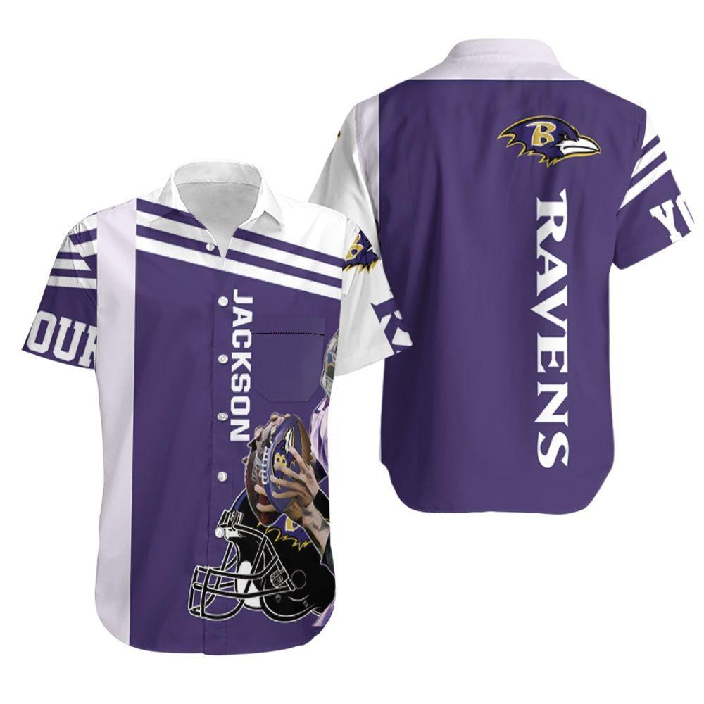 Baltimore Ravens Hawaiian Shirt Summer Beach Outfit