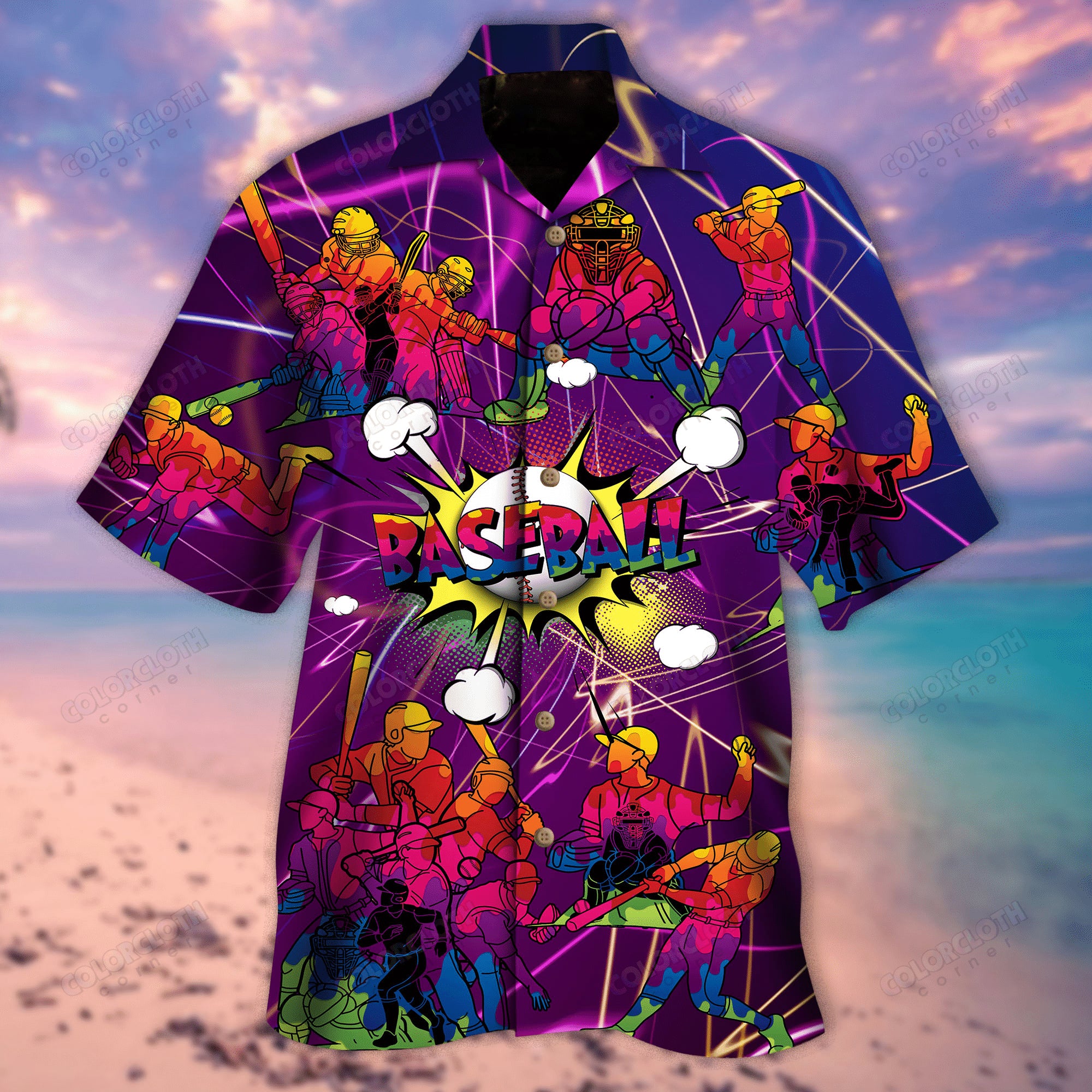 Baseball Lovers Playing Stand Hawaiian Shirt