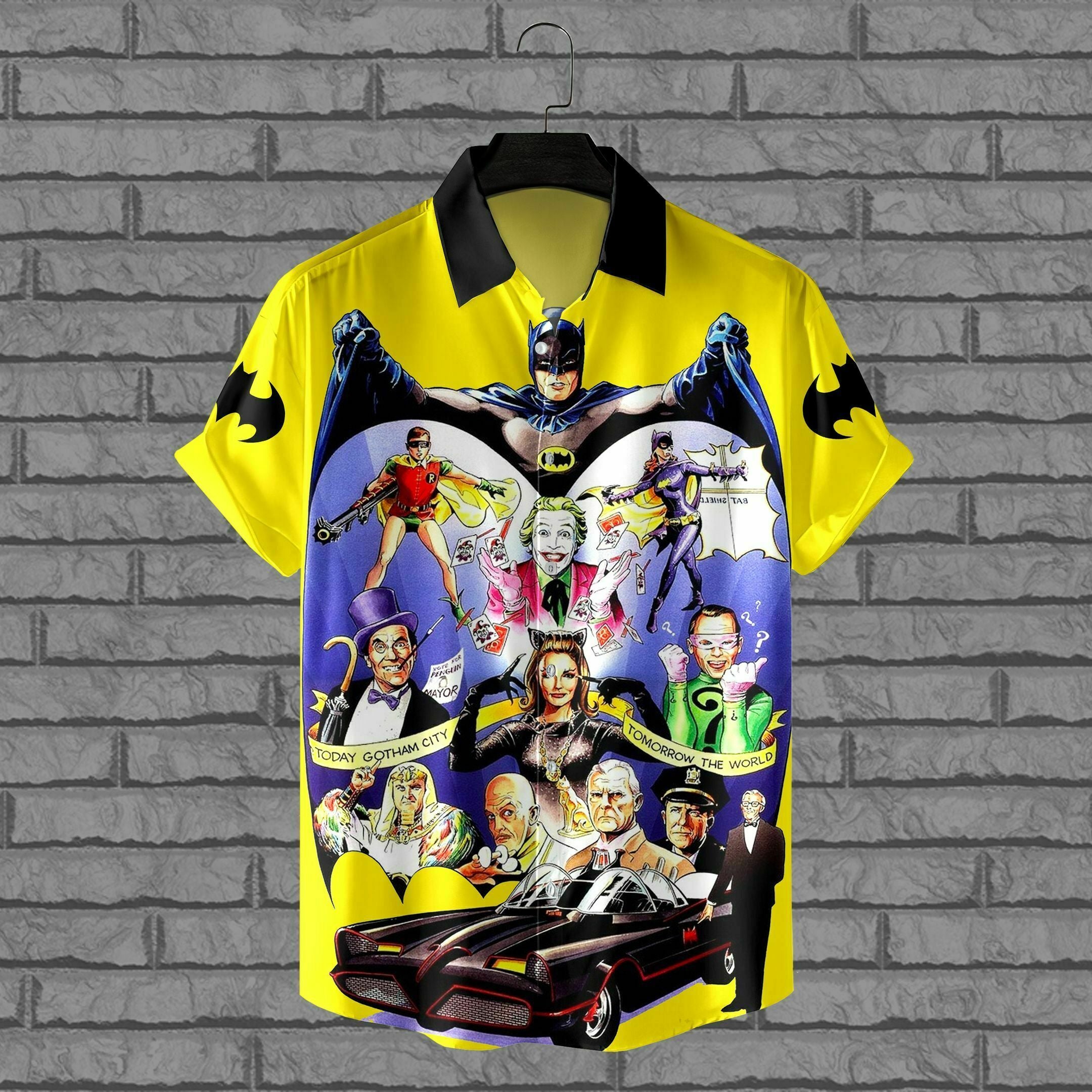 Batman Characters Hawaiian Shirt Summer Beach Outfit