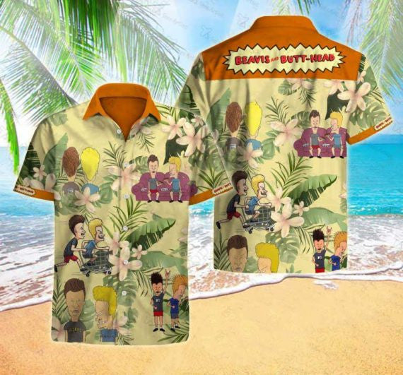 Beavis And Butthead Hawaiian Shirt