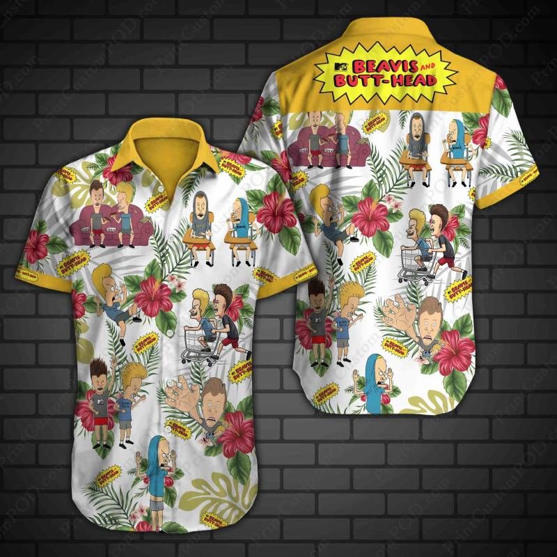 Beavis And Butt Head Hawaiian Shirt