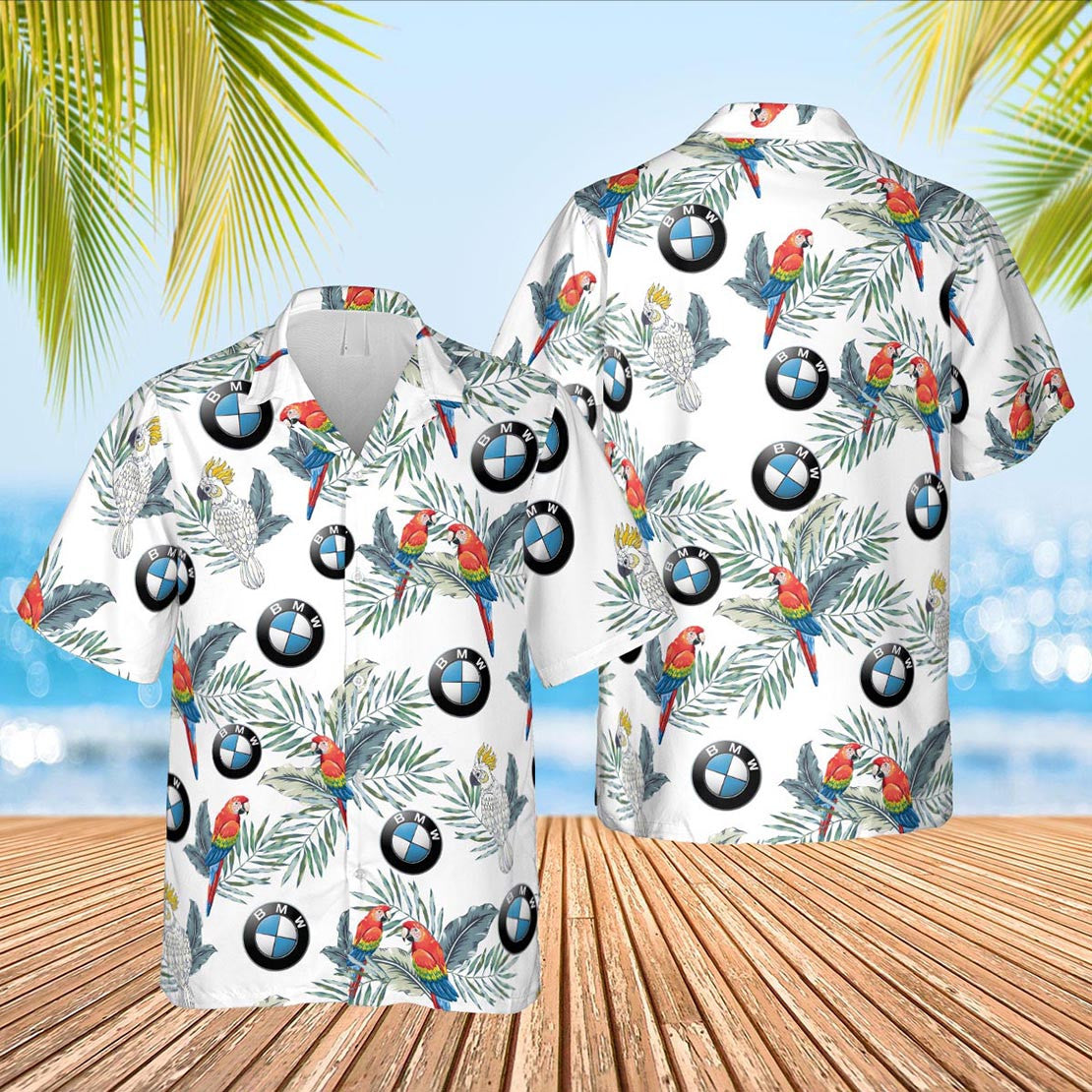 Bmw Car Hawaiian Shirt Beach Summer Outfit