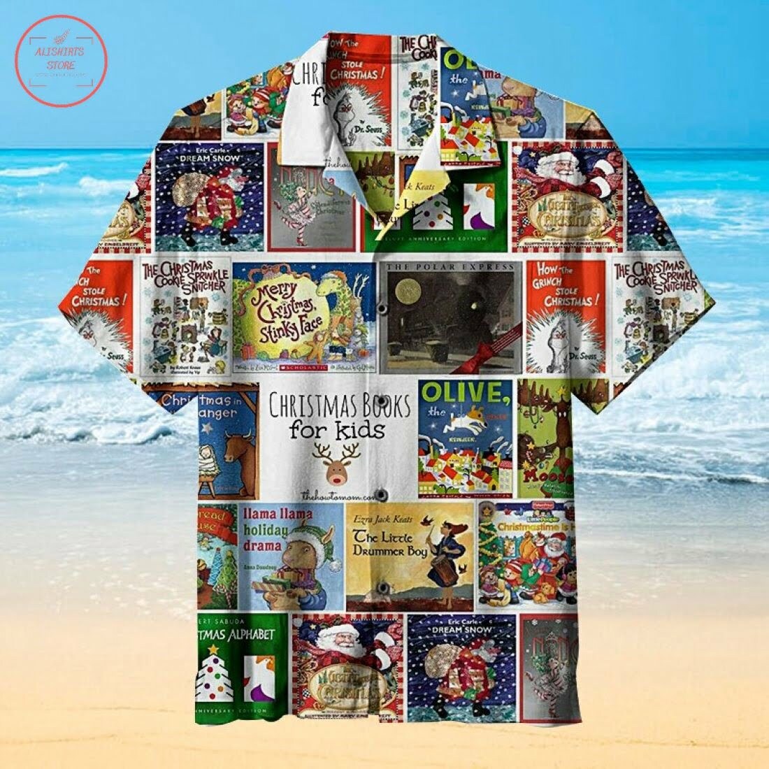 Books For Kids Hawaiian Shirt Summer Beach Outfit