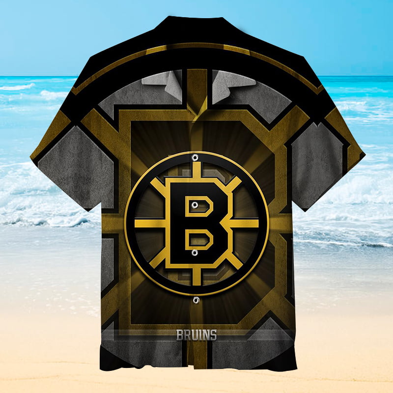 Boston Bruins Hawaiian Shirt Beach Outfit Summer