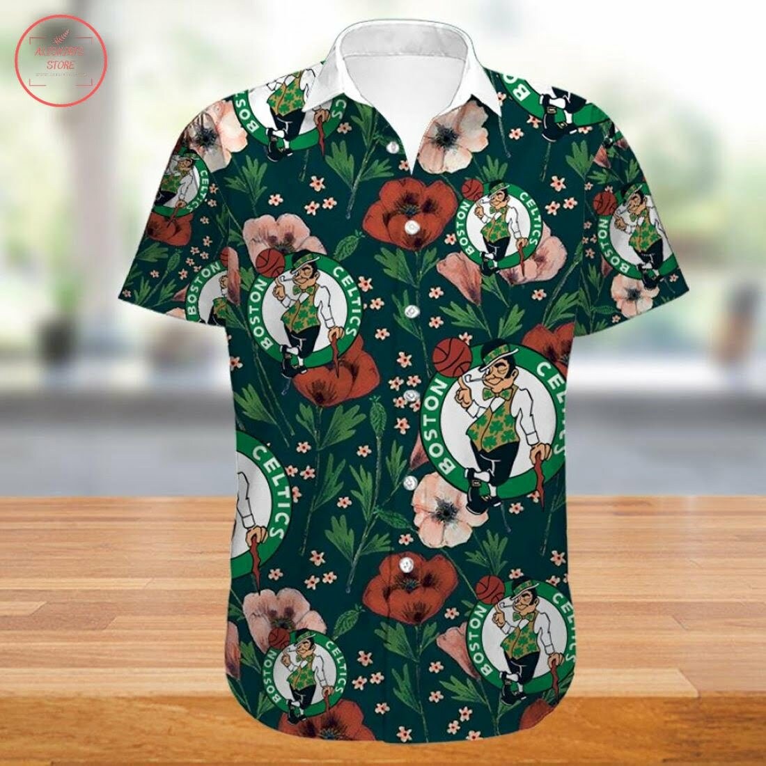 Boston Celtics Hawaiian Shirt Summer Outfit Beach