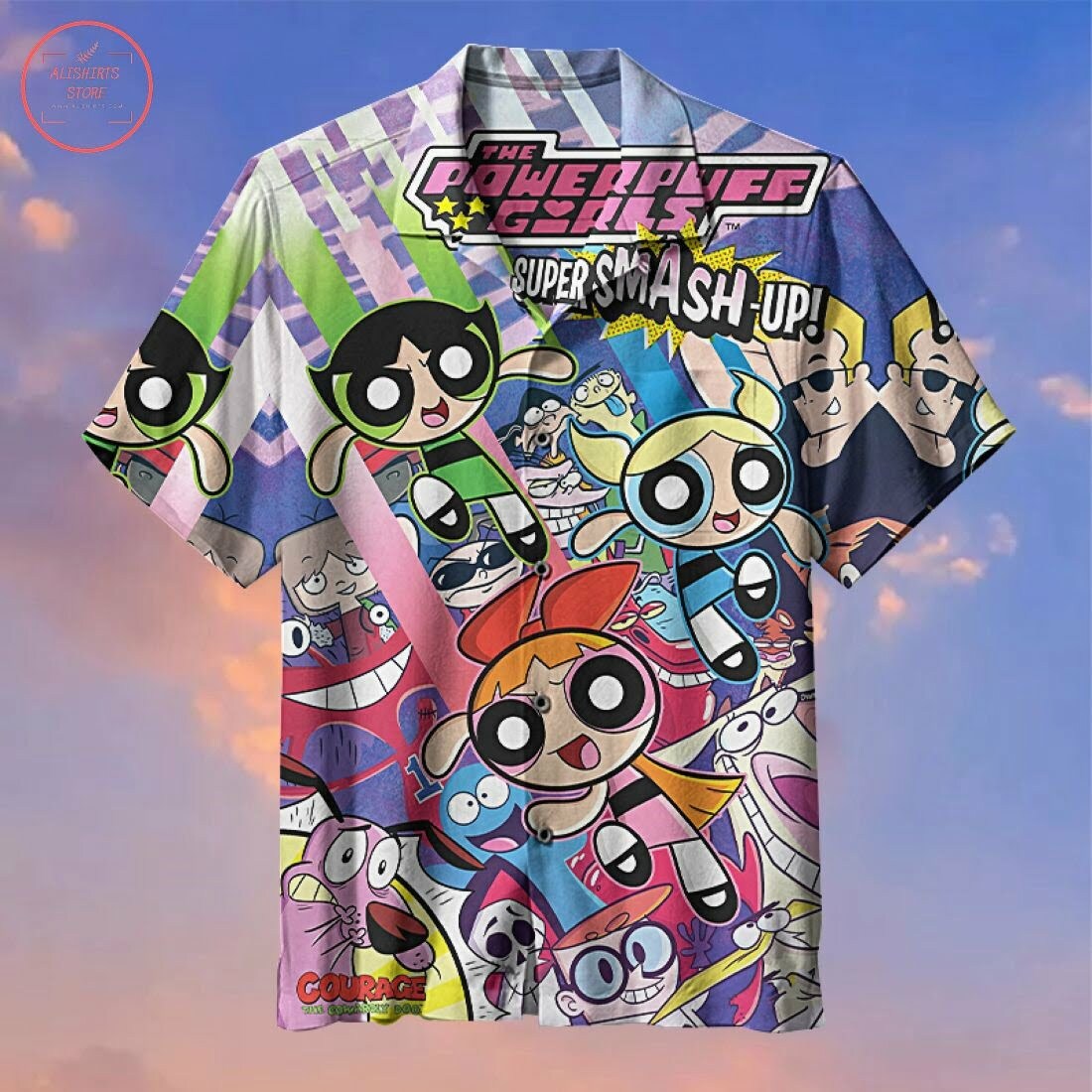 Bubbles Powerpuff Girls Hawaiian Shirt