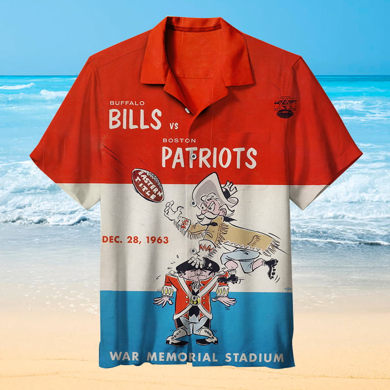 Buffalo Bills Hawaiian Shirt Beach Outfit Summer