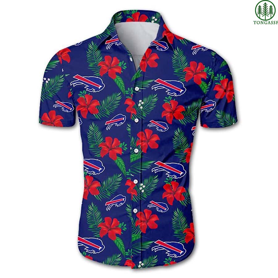 Buffalo Bills Floral Hawaiian Shirt