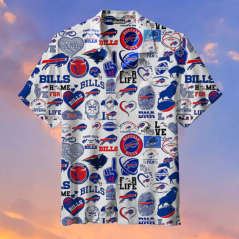 Buffalo Bills Multistandard Hawaiian Shirt