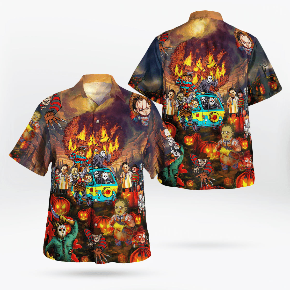 Burning Field Murder Coming Hawaiian Shirt