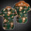 Busch Beer Trophy Can Floral Hawaiian Shirt