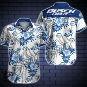 Busch Light Hawaiian Shirt Beach Summer Outfit