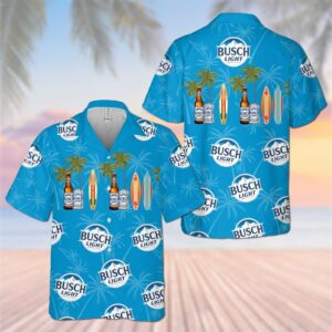 Busch Light Beer Hawaiian Shirt Outfit Beach Summer