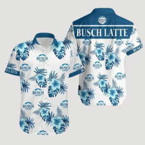 Busch Light Latte 1 Hawaiian Shirt