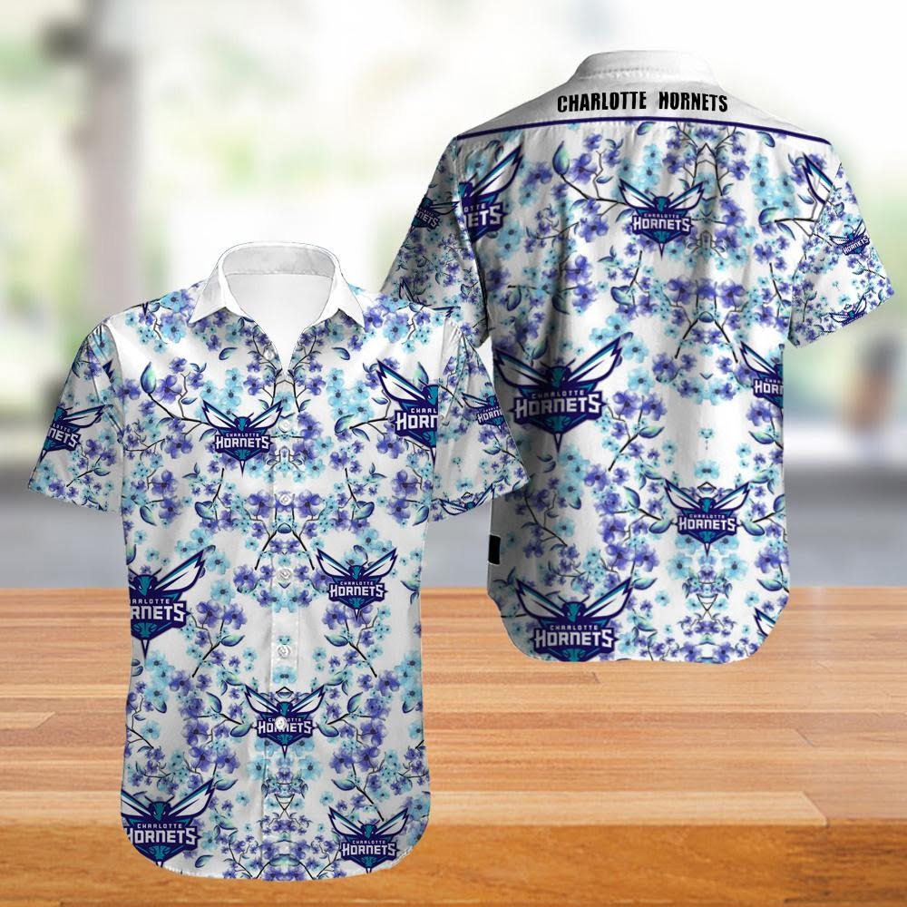 Charlotte Hornets Hawaiian Shirt Beach Outfit Summer