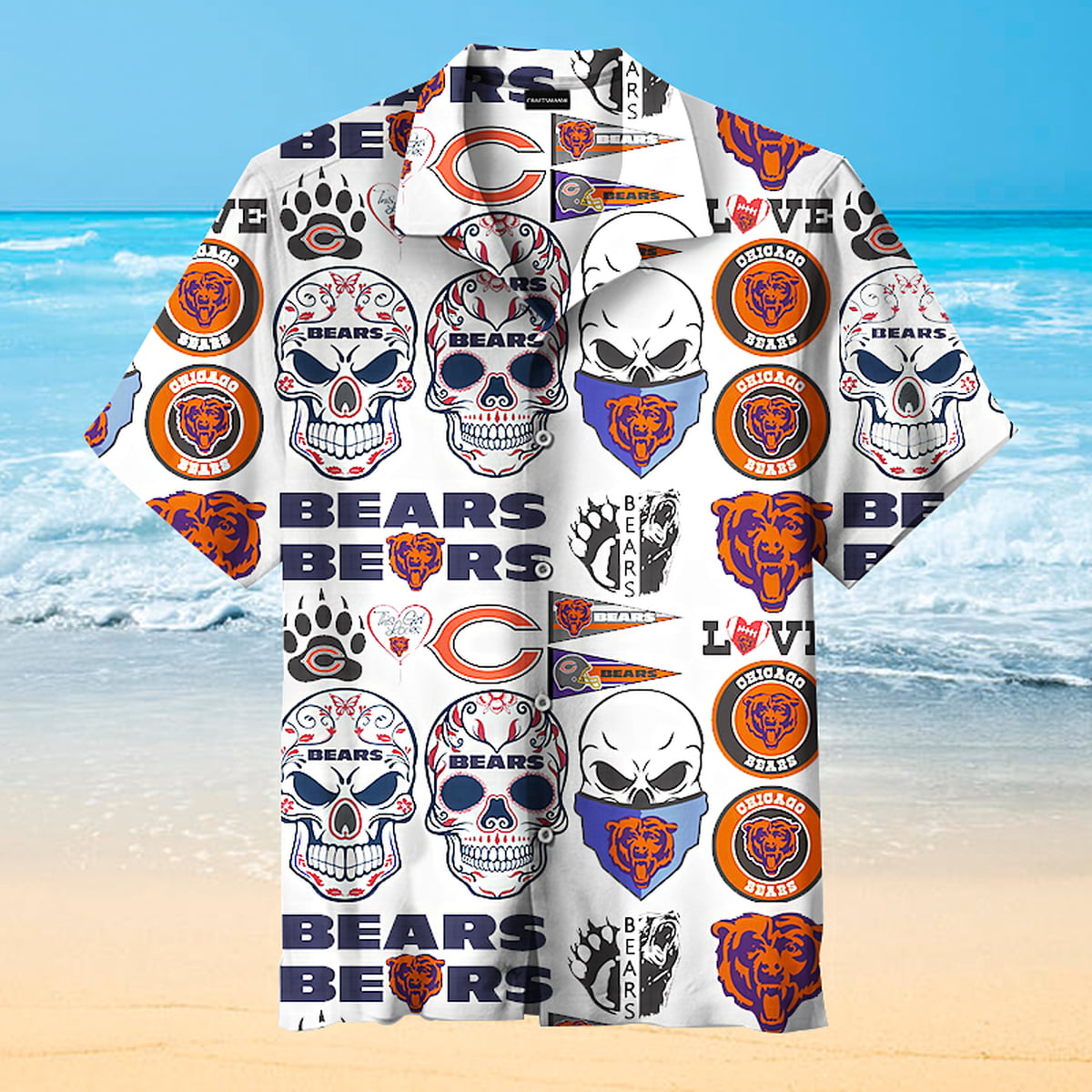 Chicago Bears Cool Sign Hawaiian Shirt