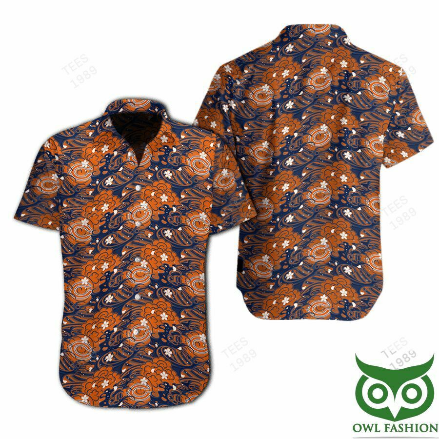 Chicago Bears Great Waves Of Japanese Hawaiian Shirt