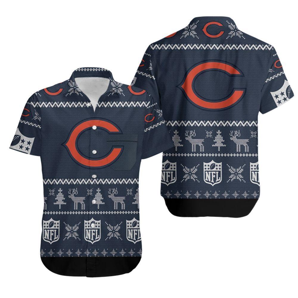 Chicago Bears Hawaiian Shirt Outfit Summer Beach