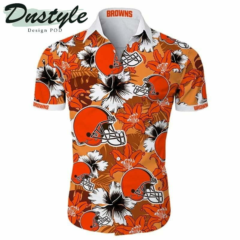 Cleveland Browns Tropical Hawaiian Shirt