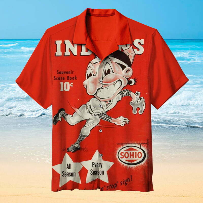 Cleveland Indians Hawaiian Shirt Outfit Beach Summer