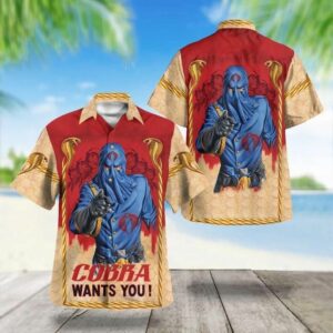 Cobra Commander Cobra Wants You Hawaiian Shirt