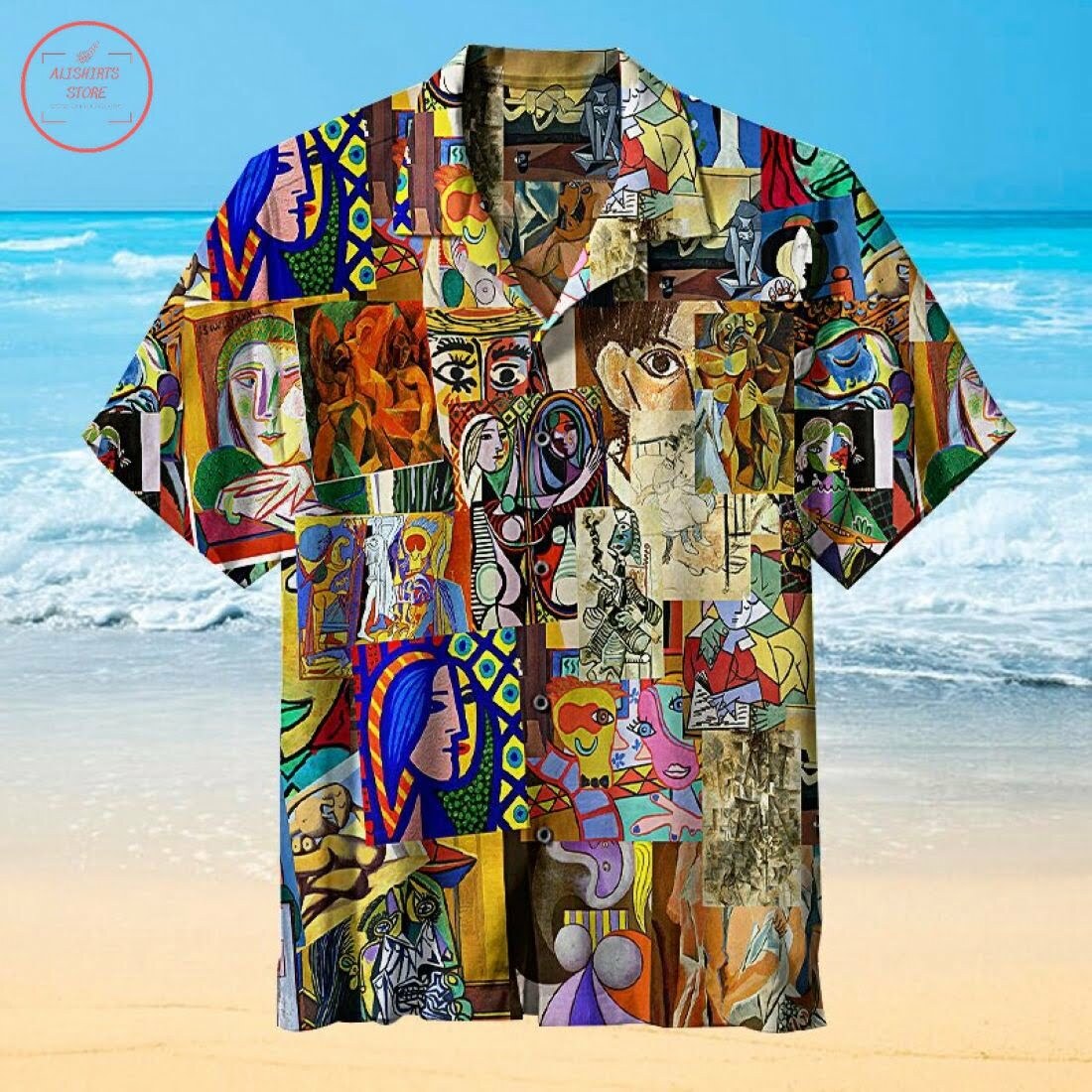 Collage De Picasso Hawaiian Shirt