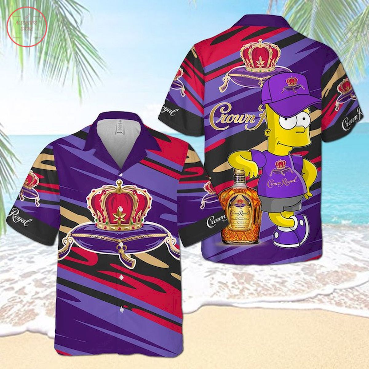 Crown Royal The Simpson Hawaiian Shirt