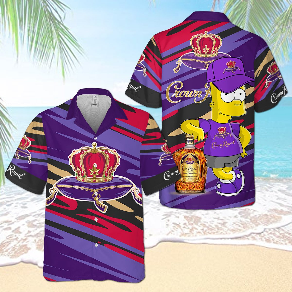 Crown Royal The Simpsons Hawaiian Shirt