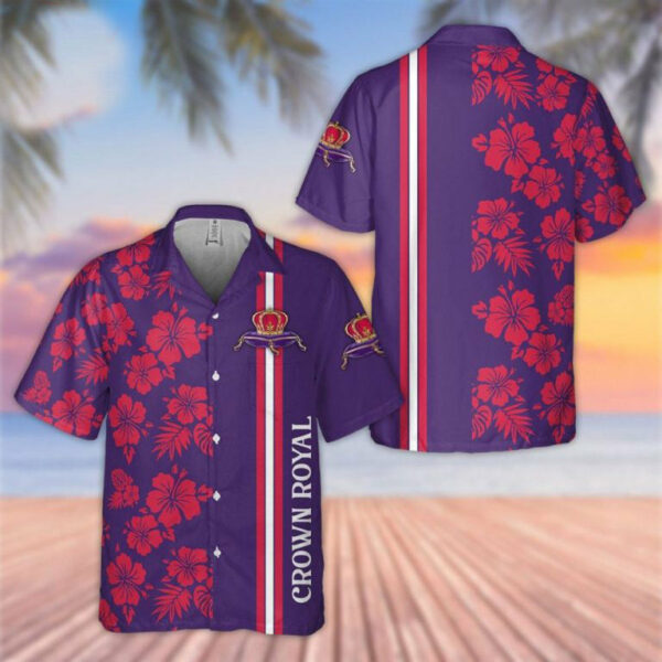 Crown Royal Whiskey Hawaiian Shirt