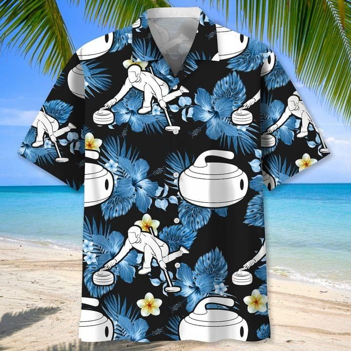 Curling Nature Hawaiian Shirt Outfit Beach Summer