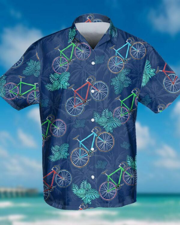 Cycling Tropical Hawaiian Shirt Outfit Summer Beach