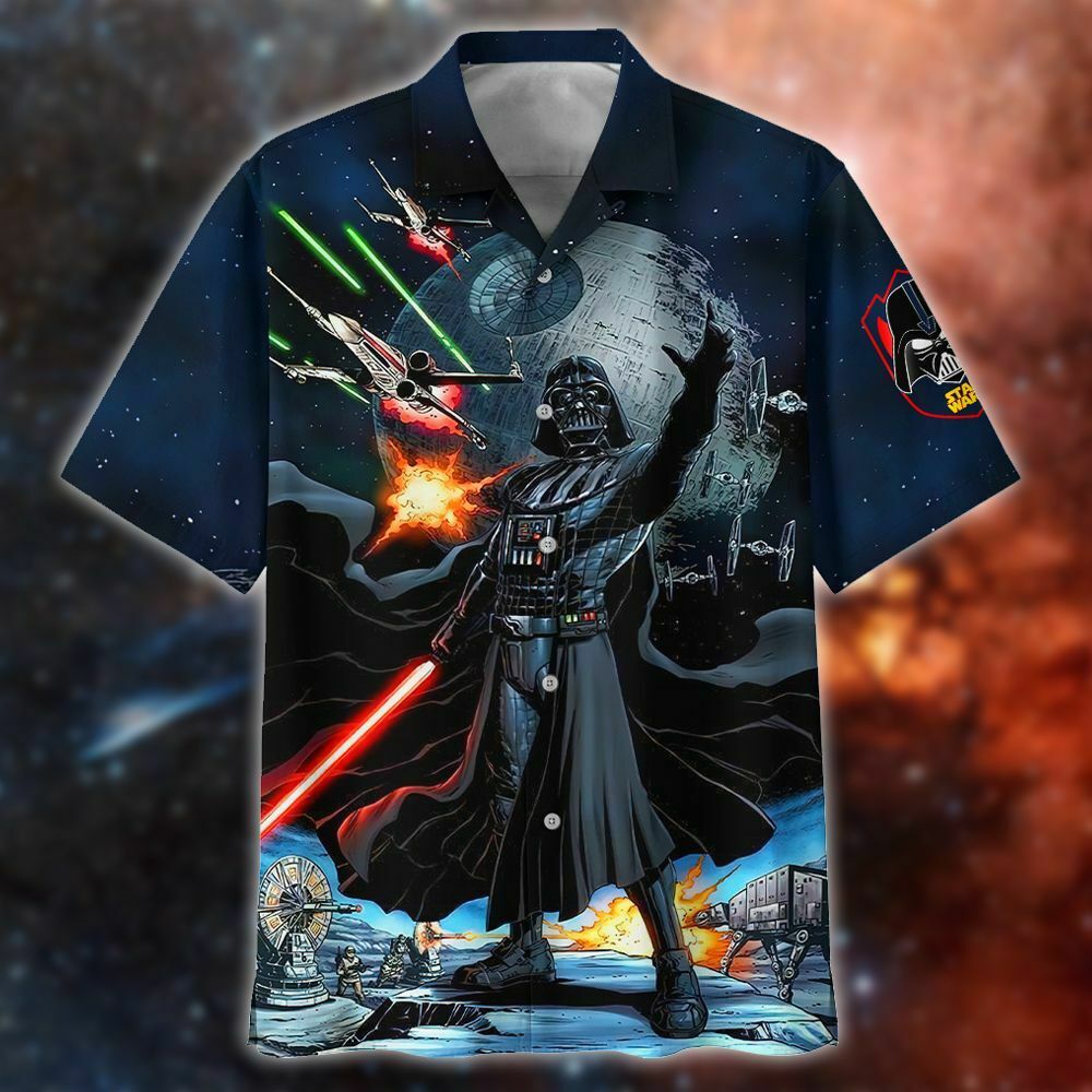 Darth Vader In Battle Of Endor Hawaiian Shirt