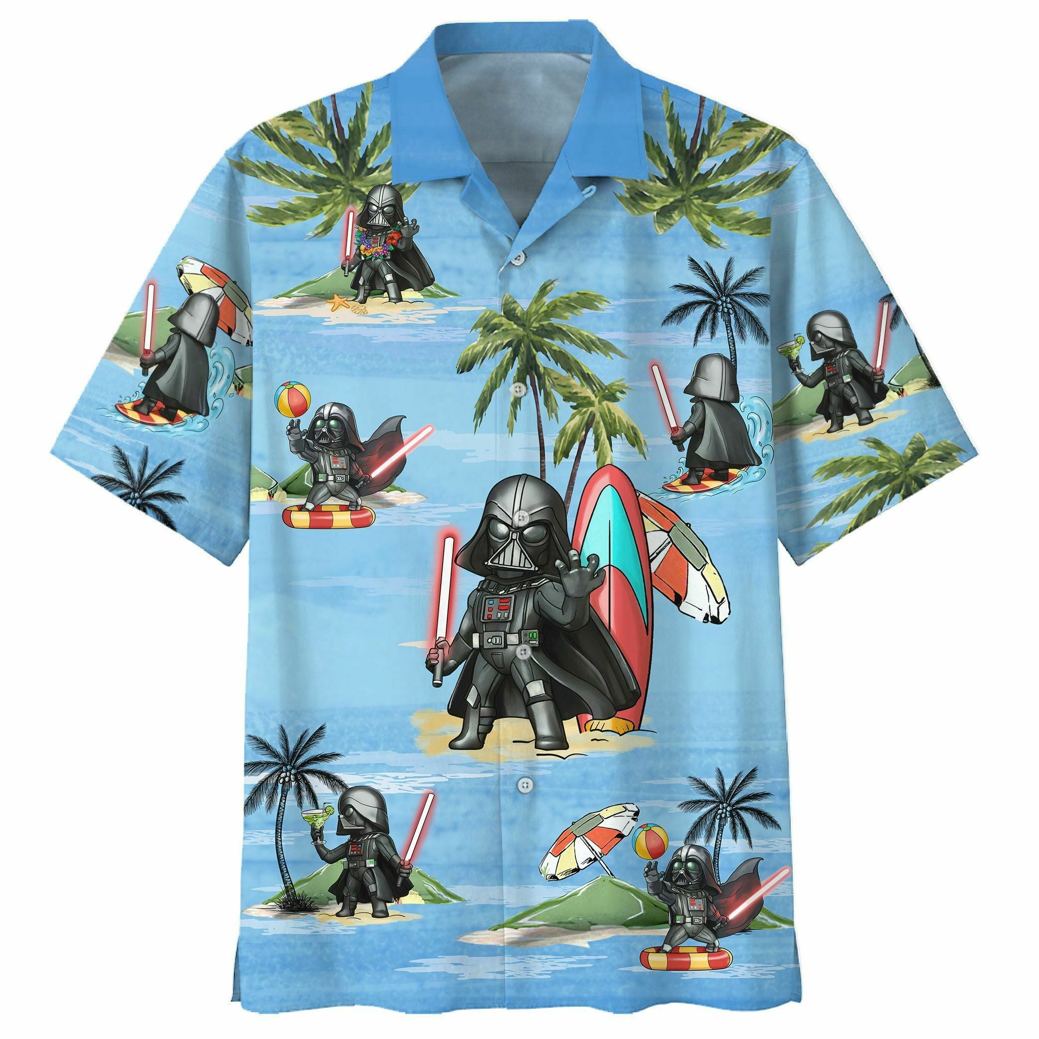 Darth Vader Time Hawaiian Shirt Summer Beach Outfit