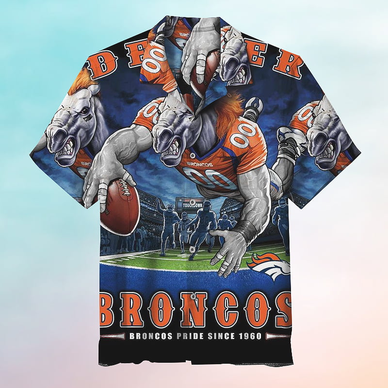 Denver Broncos Hawaiian Shirt Summer Outfit Beach