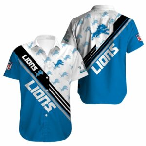 Detroit Lions Hawaiian Shirt Summer Beach Outfit