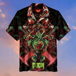 Doom Eternal Game Hawaiian Shirt Beach Outfit Summer