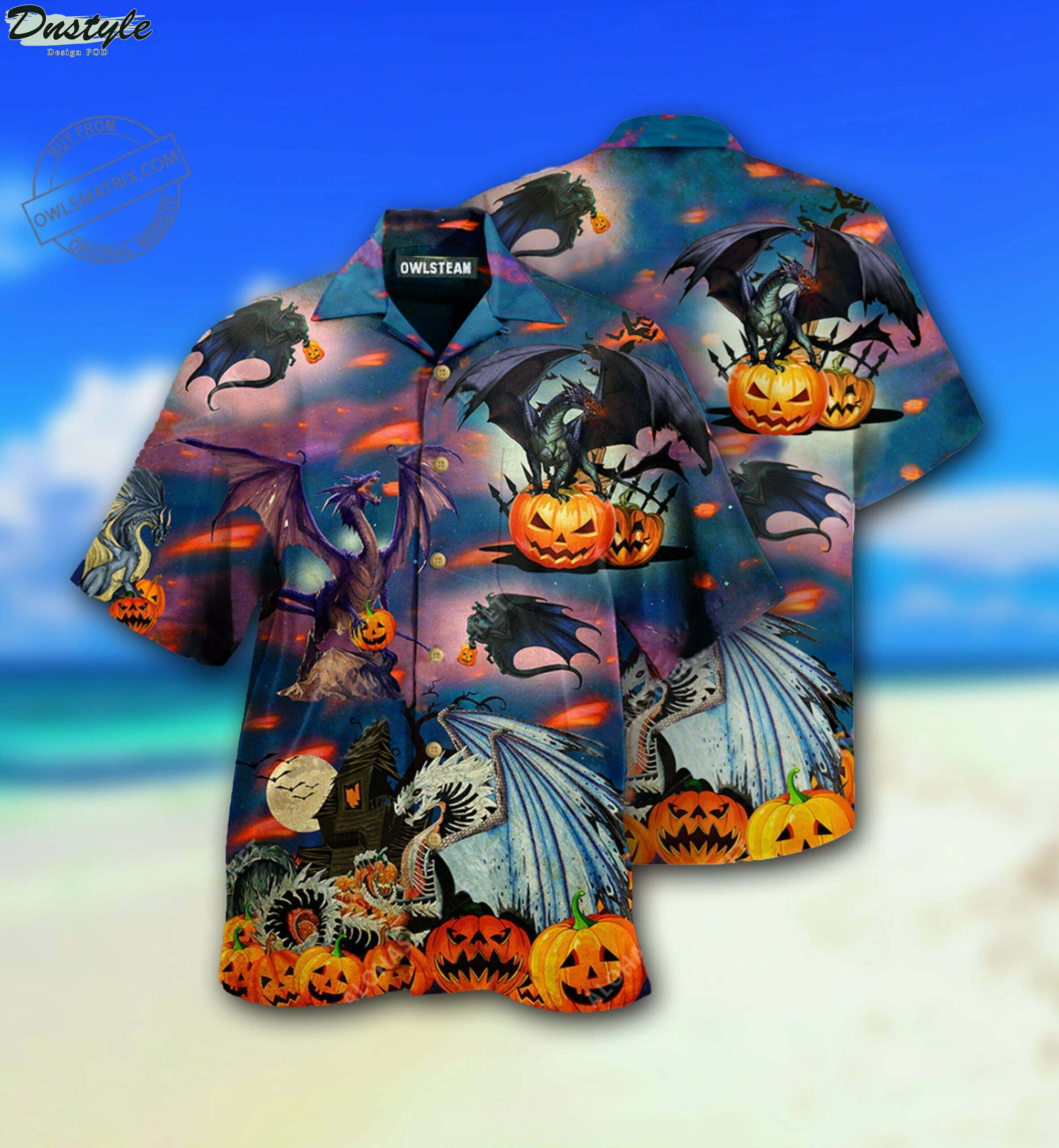 Dragon And Scaredy Hawaiian Shirt