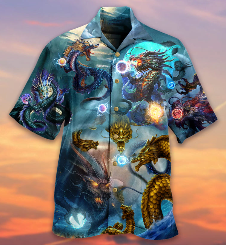 Dragon Energy Ball Hawaiian Shirt