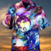 Dragon Neon In The Universe Hawaiian Shirt