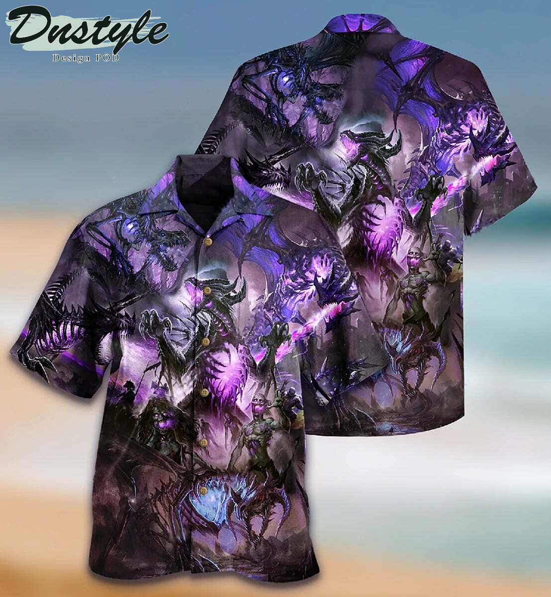 Dragon Skull Love Life Limited Hawaiian Shirt