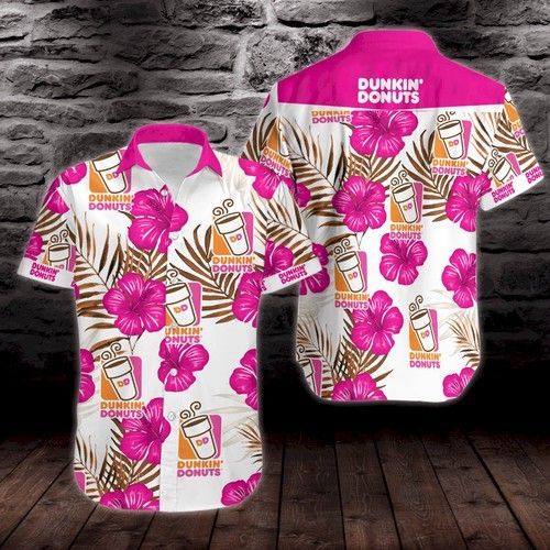 Dunkin Donuts Hawaiian Shirt Outfit Summer Beach