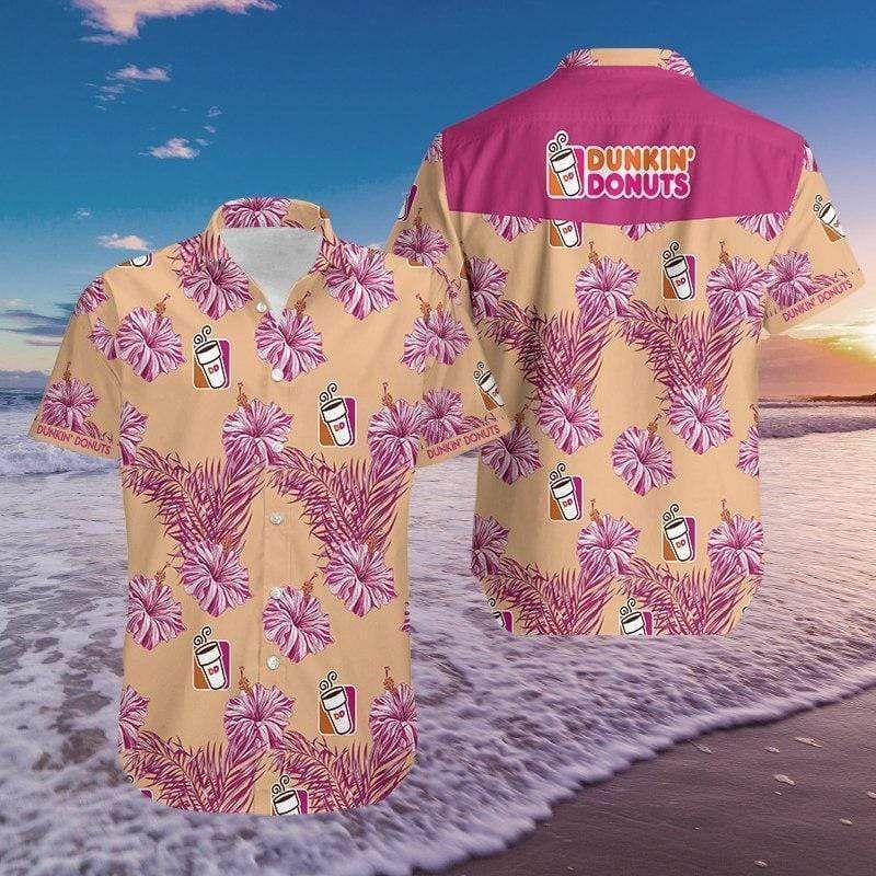 Dunkin Donuts Hawaiian Shirt Beach Summer Outfit