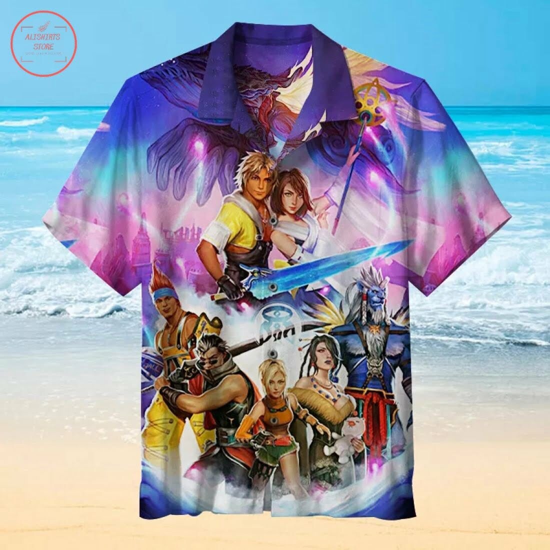 Final Fantasy Hawaiian Shirt Outfit Beach Summer