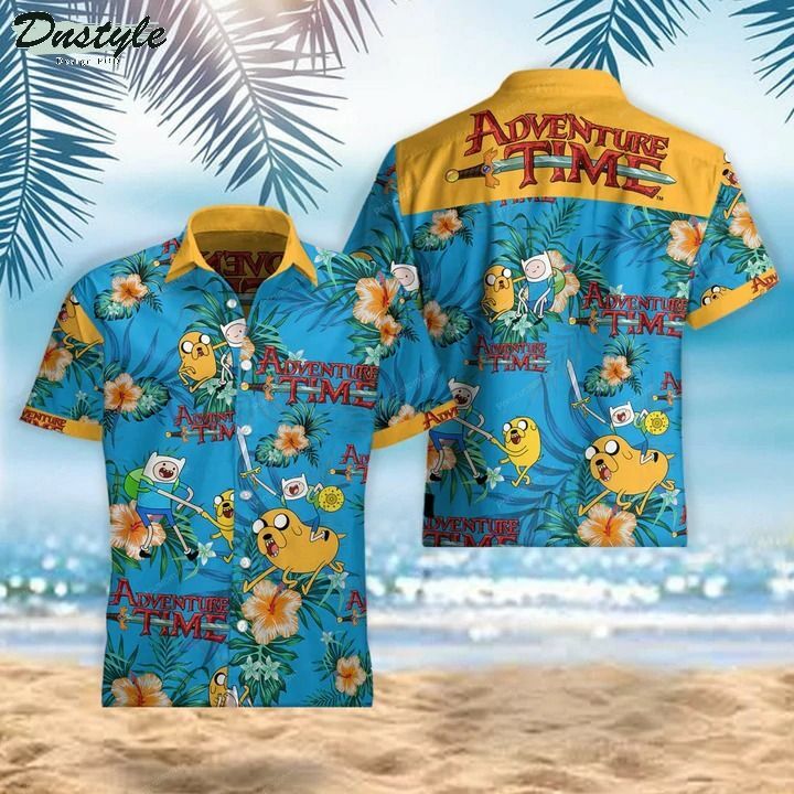 Finn Mertens Jake The Dog Adventure Time Hawaiian Shirt