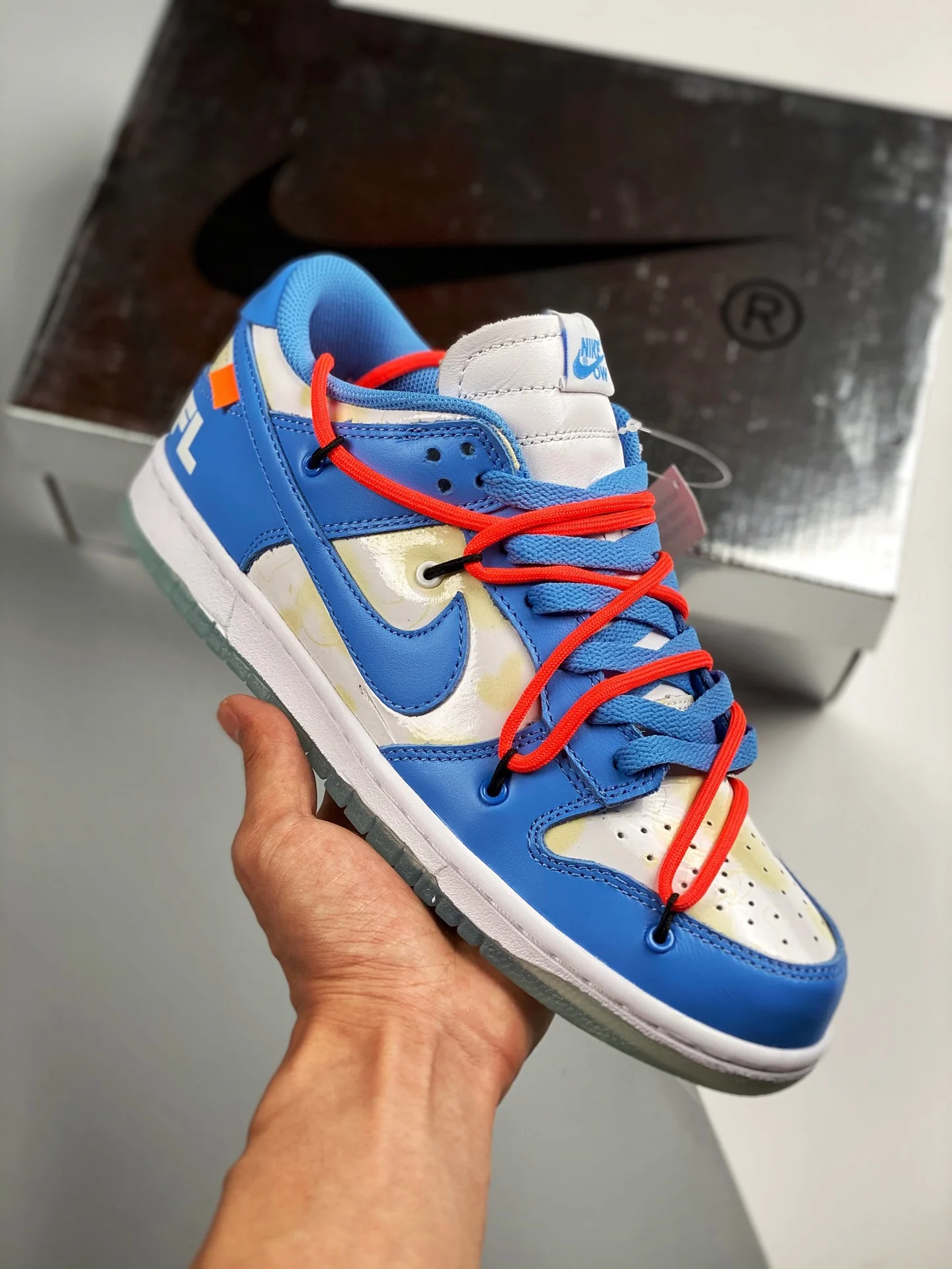 Futura x Off-White x Nike SB Dunk Low UNC For Sale