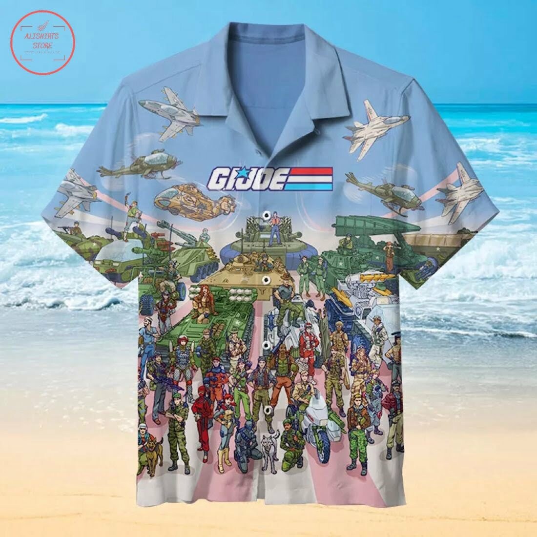 G.I. Joe Hawaiian Shirt Beach Outfit Summer